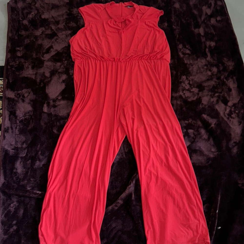 Red Cross chest jumpsuit